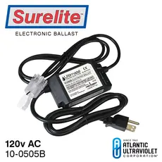 Ballast: 120v 50/60Hz 3-Prong Plug /258140B/Alarm/LED