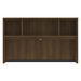 PL141OH 60" OPEN HUTCH- MODERN WALNUT
