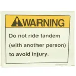 STICKER W TTR A ENG