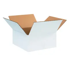 USE STOCK CODE 2013512405 X 12 X 6 ECT32 WHITE CORRUGATED CARTON,25/BD