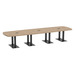 PALAR7168N - 14ft. Arena Conference Table with Black Palmer Base