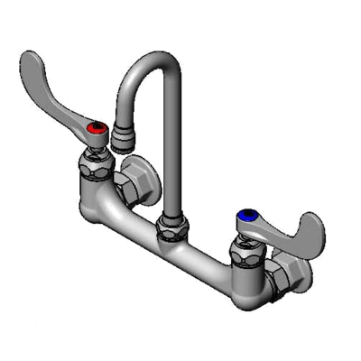 T&S Brass B-0330-01-WH4 Pantry Faucet Double