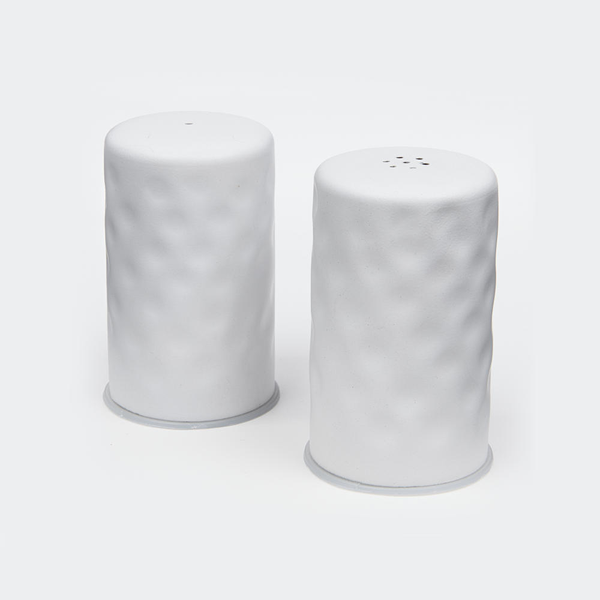 Hammered Salt & Pepper Shakers