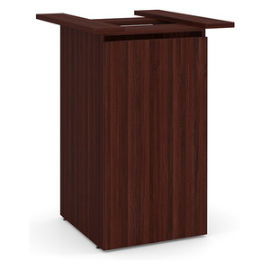 PLCUBED2040 40" CUBE BASE WITH DOOR- MAHOGANY