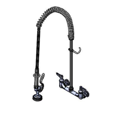 T&S Brass B-0133-B-TEE Easyinstall Pre-Rinse Unit B-0107