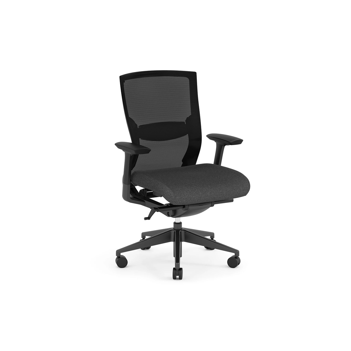 Propel Office Chair - Black Mesh Back with Charcoal Seat