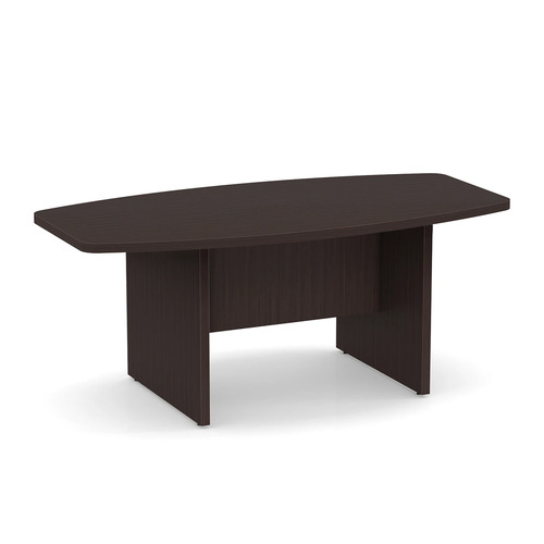 Classic Boat-Shape Conference Table 6 Ft - Espresso