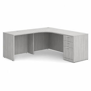 CLALD1003 Left 71"x71" Classic L-Shape Desk- Silver Birch