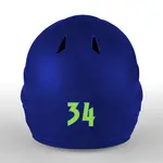 2 Color Custom Font Die Cut Number Decals