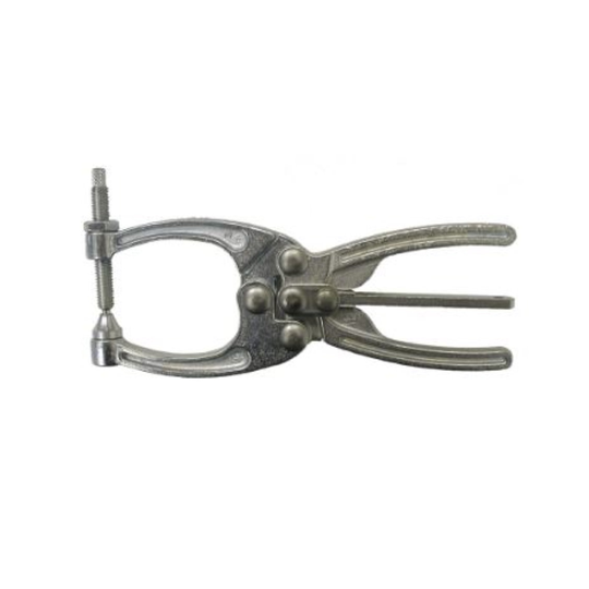 Carr Lane CL-254-PL Forged Toggle Pliers (700lbs) 1-3/4" Jaw, Swivel-Foot Spindle