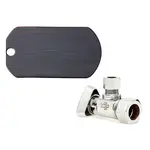 LFBV2-09VB: 1/2 Compression x 3/8