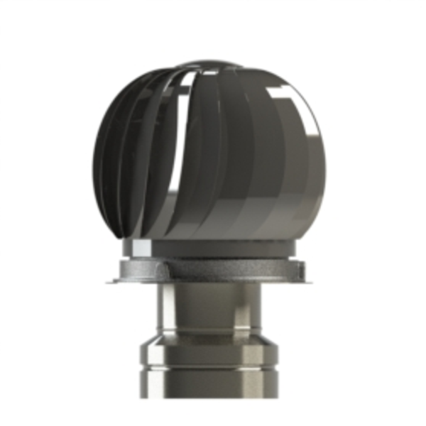 180mm S/S Rotorvent c/w HT-S Adaptor