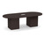 8' Classic Racetrack Conference Table with Cube Base - Espresso