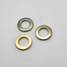 M10 X 20MM X 2MM FLAT WASHER DIN 126 CARBON STEEL ZINC YELLOW