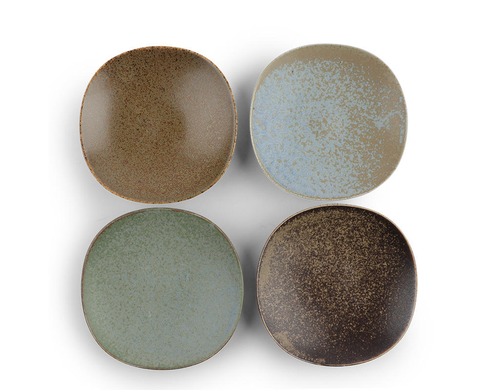 Pacific Forest Matte Plate Set 5-3/8"