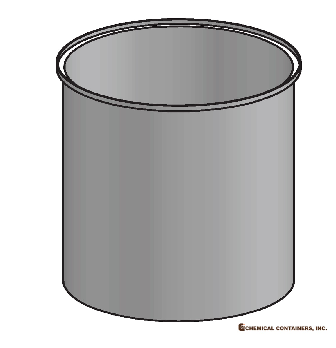 CCI 500 Gallon Cone Bottom Open Top Tank 52" D x 64" H