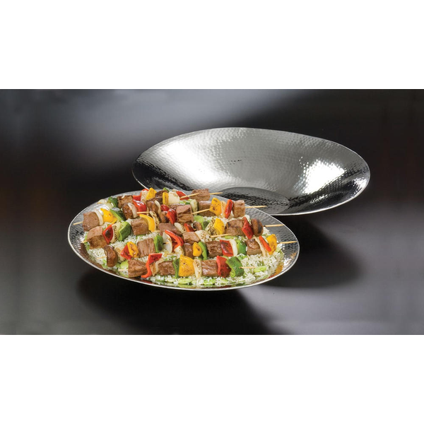 Oval Hammered Bowls