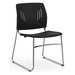 3080 AGENDA PLUS STACKING CHAIR- Black