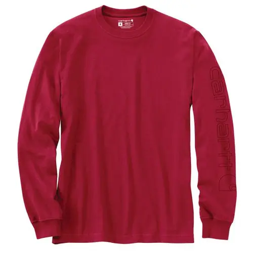 CARHARTT K231 - Long Sleeve Graphic T-Shirt - Industry Red