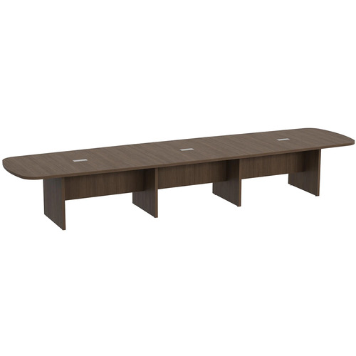 Classic Arena Conference Table 16 Ft - Modern Walnut