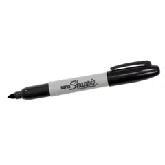 33001 BLACK SUPER SHARPIE MARKERS 12/CS    MK305BK