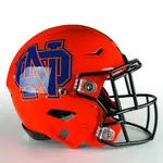 Interlocking Letter Football Helmet Decals