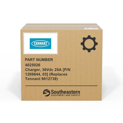 Tennant/Nobles - 4025026 - Charger, 36Vdc 25A [P/N 1208644, 03] (Replaces Tennant 9012739)