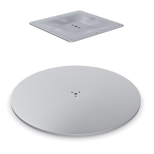 23" ROUND TABLE BASE-BRUSHED (Base only)