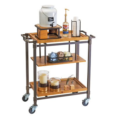 Cal-Mil 3913-84 36"W x 17-1/2"D x 39"H Sierra Beverage Cart