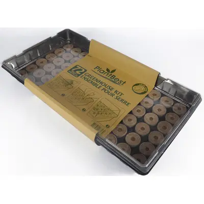 35mm Coconut Coir Pellet Seed Starting Greenhouse Kit