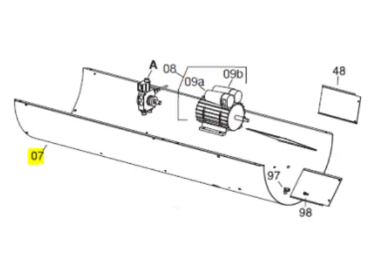 Veloci Heater Replacement Lower Body - Blaze 300