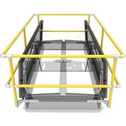 Four-Sided Smoke Vent Safety Railing