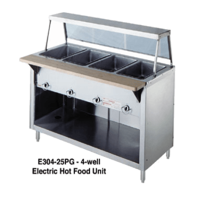 Duke Manufacturing 304-25SS Aeroserv Hot Food Unit Gas