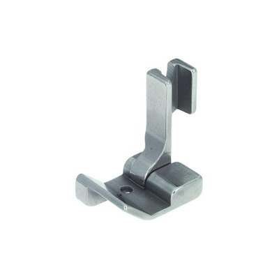 Spring Hinged Edge Guide Hemming Presser Foot with Hem Size 1/4 to 1/2 Inch, Screw-On