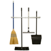 Winco MHH-24 Mop & Broom Rack Rubber Bristles