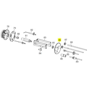 Veloci Heater Replacement Burner Support Disc - Fire 155