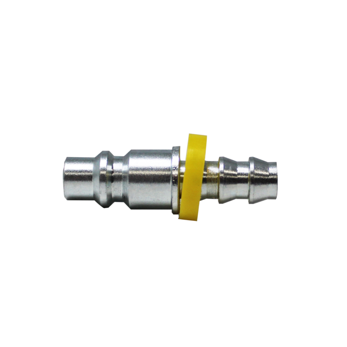 Industrial Steel Air Plug (3/8" Plug, 3/8" Push On Barb) Bulk Packed