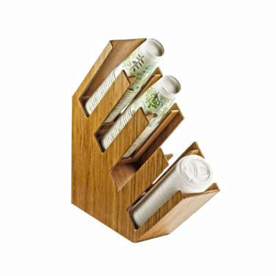 Cal-Mil 2048-4-60 4-1/2"W x 20"D x 19-1/2"H Lid/Cup Organizer