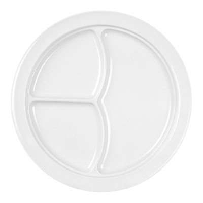 Thunder Group NS703W 10 ¼" Diameter x 3/4" 3-Section Comp Plate