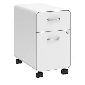 RCPSBFWHITE - DESIGNER BOX/FILE PEDESTAL- WHITE