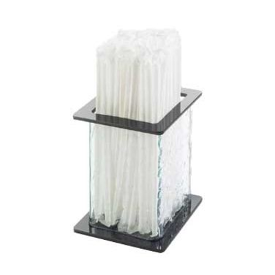 Cal-Mil 1228-4 4-3/4"W x 4-3/4"D x 5-1/2"H Straw Holder