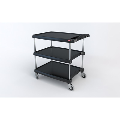 Metro MY2030-34BL Mycart Series Utility Cart 3-Shelves