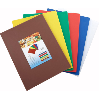 Winco CBST-1520 Cutting Board Set 15" X 20" X 1/2" Thick