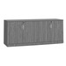 PL113 35"W DOUBLE DOOR CABINET- Newport Gray