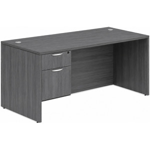CLASD1017- Classic Desk 60" X 30" with Box/File Pedestal- Coastal Gray