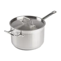 Winco SSSP-7 7-1/2 qt. Sauce Pan and Lid
