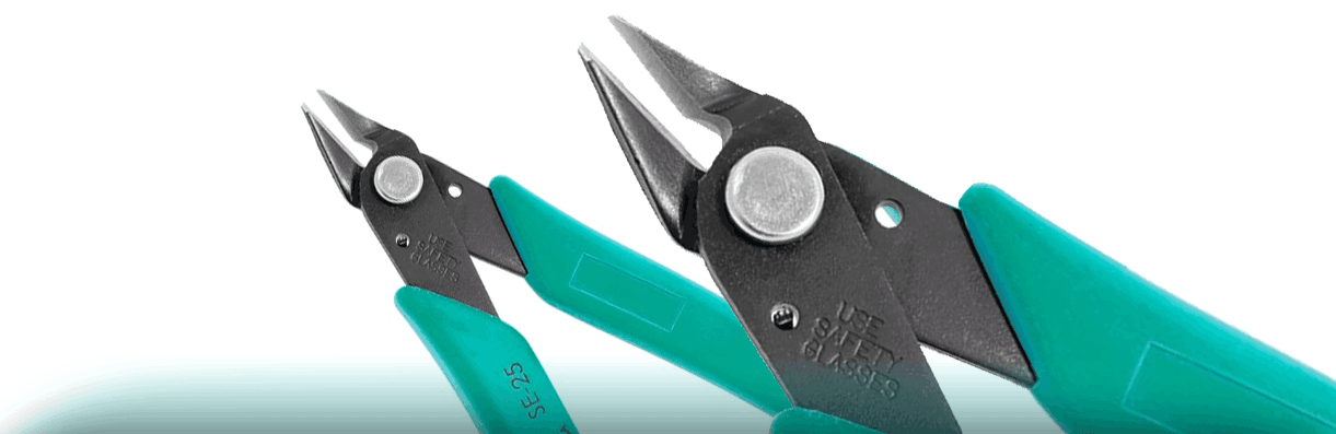 Excelta Hard Wire Cutters with Carbide Inserts Small tapered head