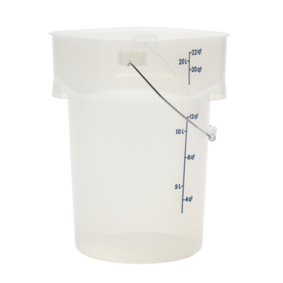 Cambro PWB22PROPP190 FreshPro CamRounds™ Pail with Bail, 22 Qt
