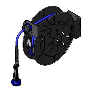 T&S Brass B-7242-08H Hose Reel System Open