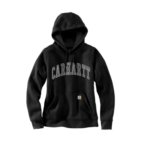 CARHARTT 107881 - Women's Marquette Varsity Hooded Sweatshirt - Black